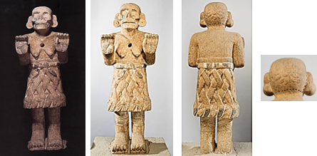 Coatlicue de CoxcatIán, piedra, 115 x 40 x 35 cm.