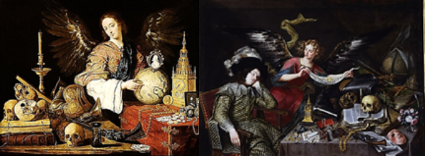 Antonio de Pereda y Salgado: Alegoría de la Vanidad (1632-1636) - Sueño del caballero (1650).